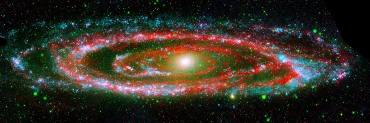 Fantastiska Andromeda Galaxen